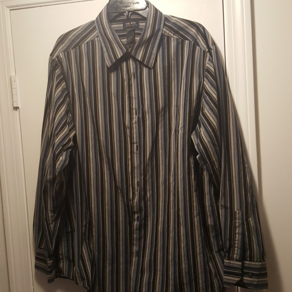 CLAIBORNE Mens Button-down Long sleeve XXL